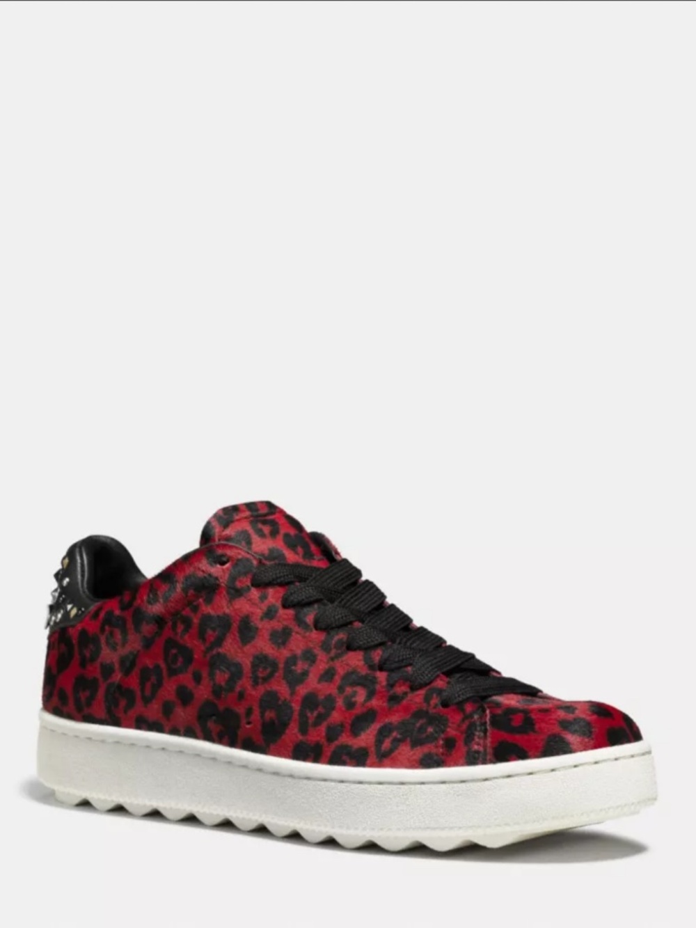 NWOB Coach C101 Haircalf With Studs Sneaker